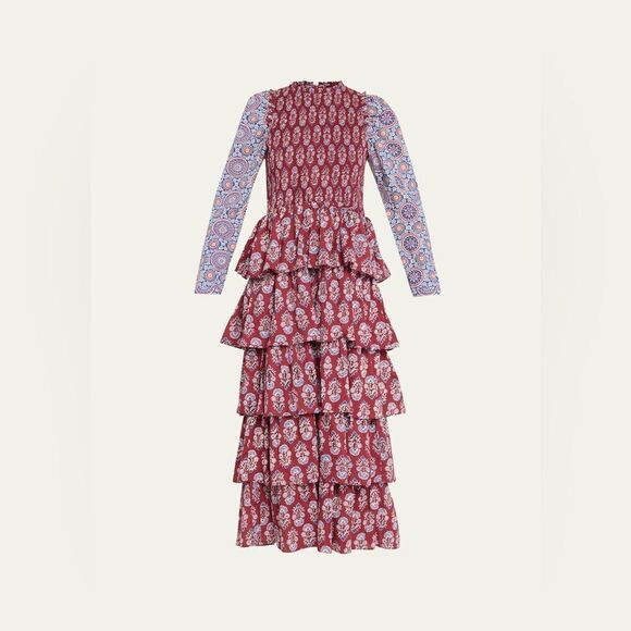 Alix Of Bohemia Dresses & Skirts - Alix of Bohemia‎ Shelby Mulberry Ruffle Dress sz M $1,320